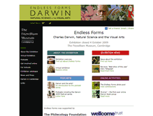Tablet Screenshot of darwinendlessforms.org